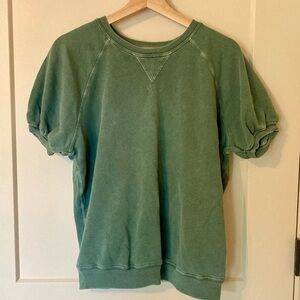 The Great “ The Wedge” Sweat Shirt With V-neck Collar